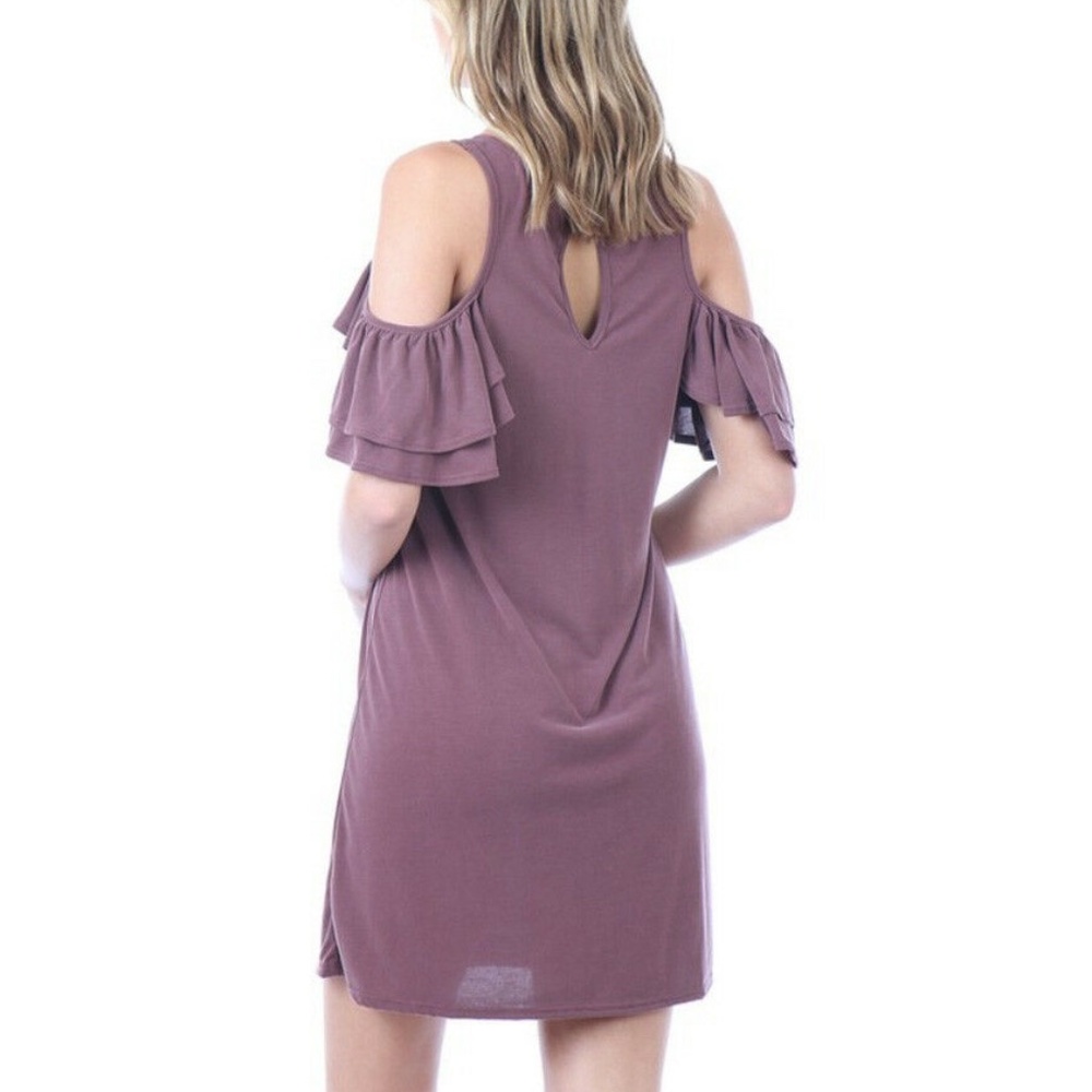 Cutout Ruffle Dress - Picture 3 of 3